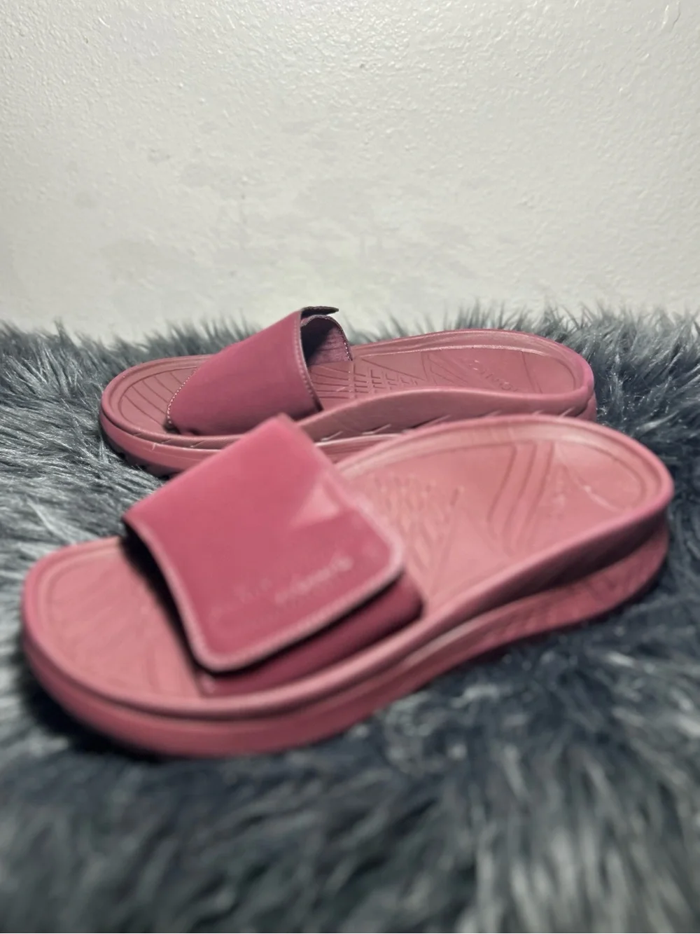 Vionic Women’s Rejuvenate Recovery Sandal - Port Wine Burgundy Slide Sandals Sz9 - Picture 7 of 10